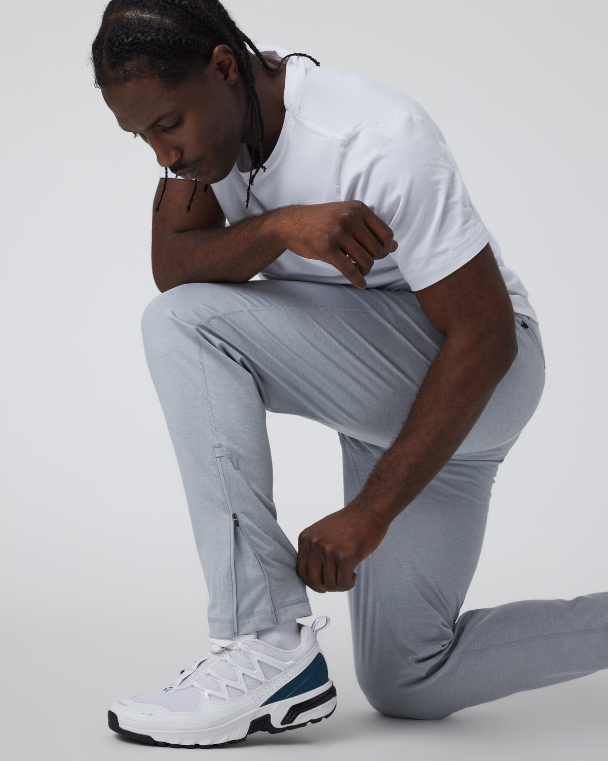 Sunday Performance Track Pant Platinum Heather | Vuori online - US 1445