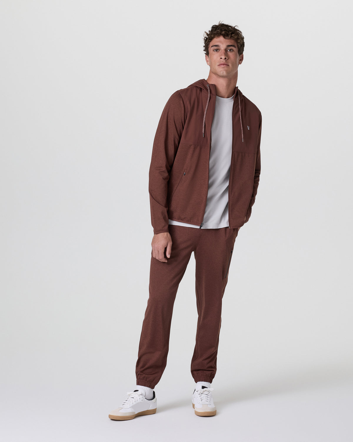 Sunday Performance Sweatpant Classic 30" Burnt Sienna Heather | Vuori shop - US 7225