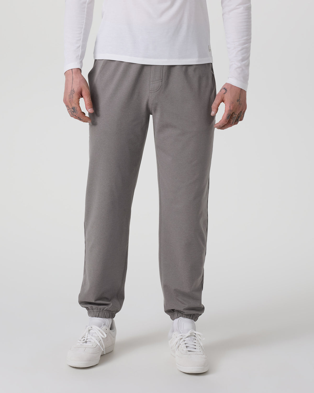 Coronado Performance Sweatpant Classic 28" Dolomite Heather | Vuori online - US 8023