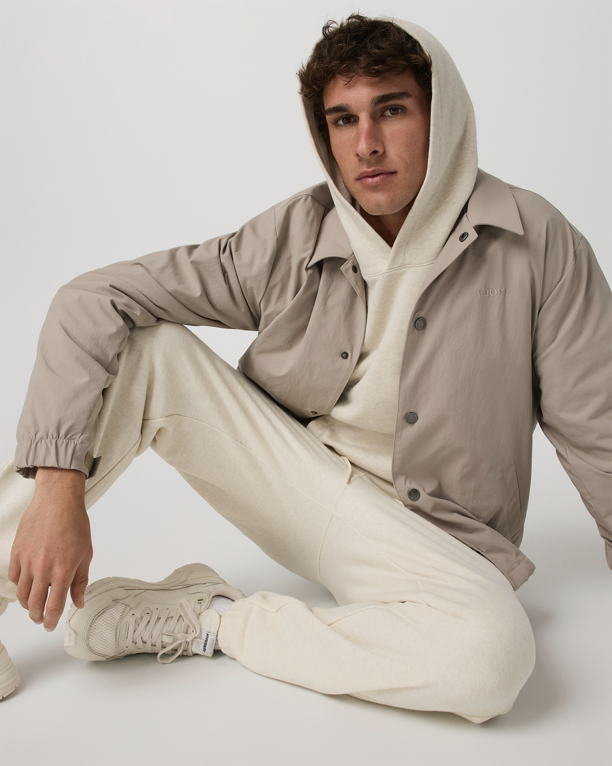 Men's Cypress Vintage Jogger 28" Buttermilk Heather | Vuori discount - US 6941
