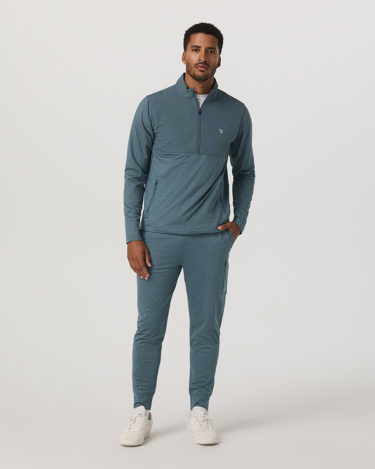 Sunday Performance Jogger 28" Blue Sea Heather Joggers | Vuori shop - US 7259