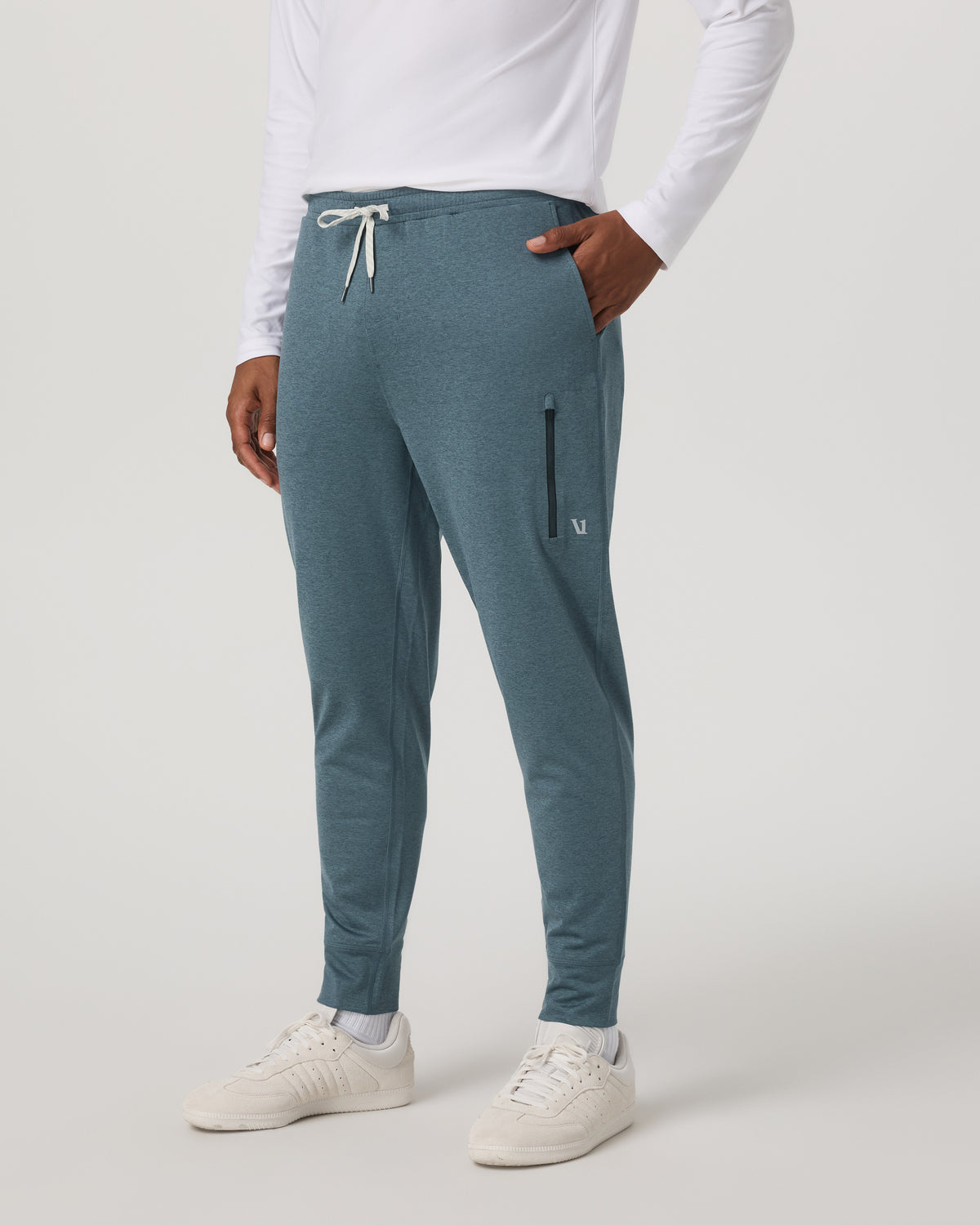 Sunday Performance Jogger 28" Blue Sea Heather Joggers | Vuori shop - US 7259
