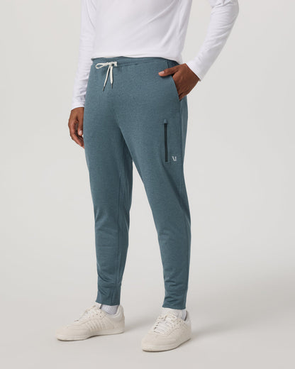 Sunday Performance Jogger 28" Blue Sea Heather Joggers | Vuori shop - US 7259