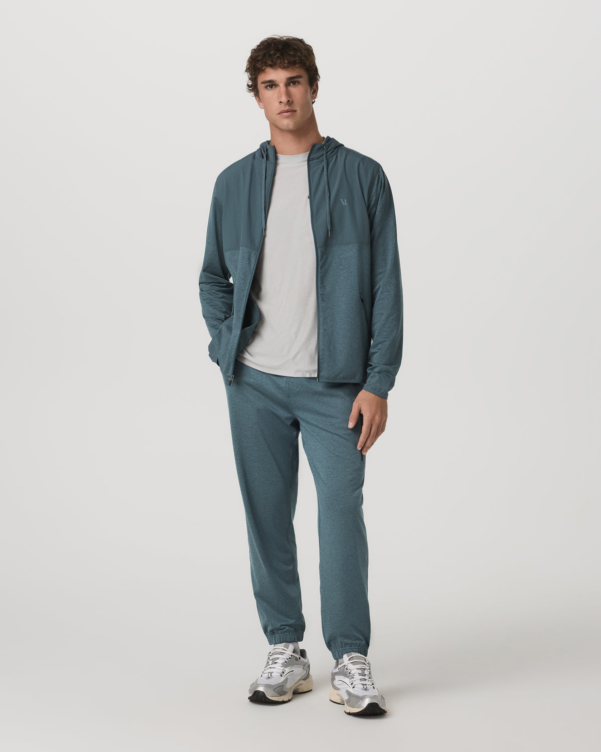Men's Sunday Performance Sweatpant Blue Sea Heather | Vuori sale - US 2279