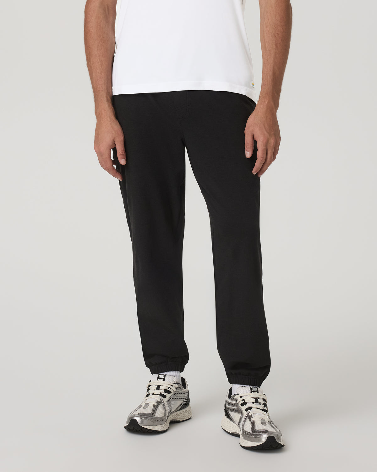 Men's Coronado Mixed Media Sweatpant 28" Black Heather | Vuori for sale - US 5609