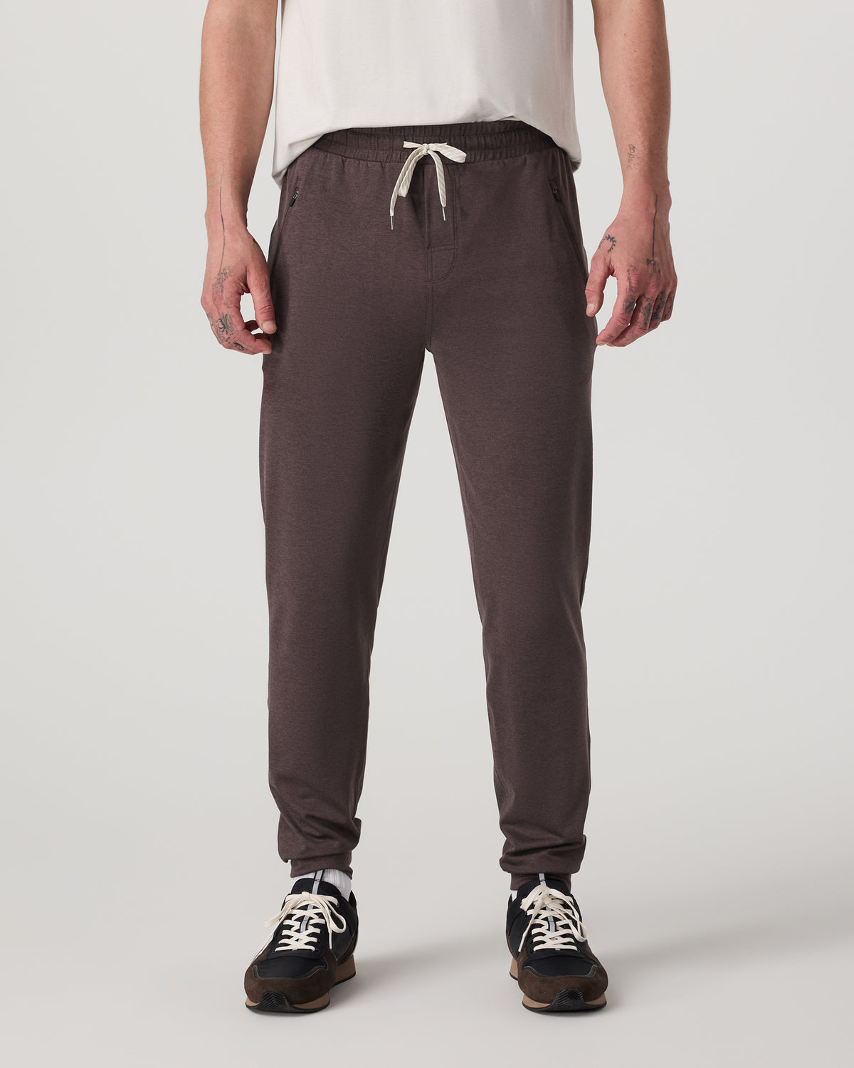 Men's Ponto Performance Jogger 30" Sangria Heather | Vuori sale - US 9447