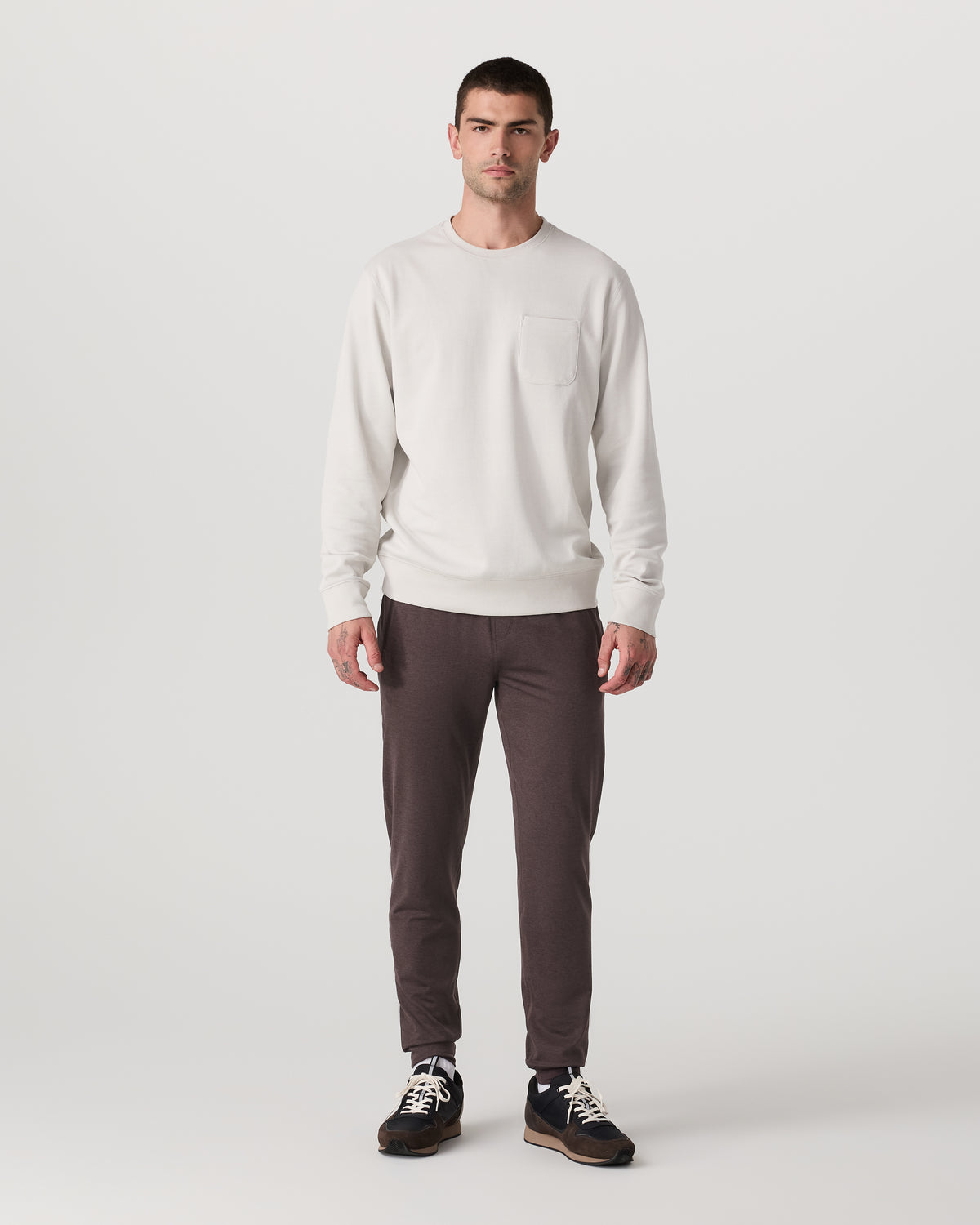 Men's Ponto Performance Jogger 30" Sangria Heather | Vuori sale - US 9447