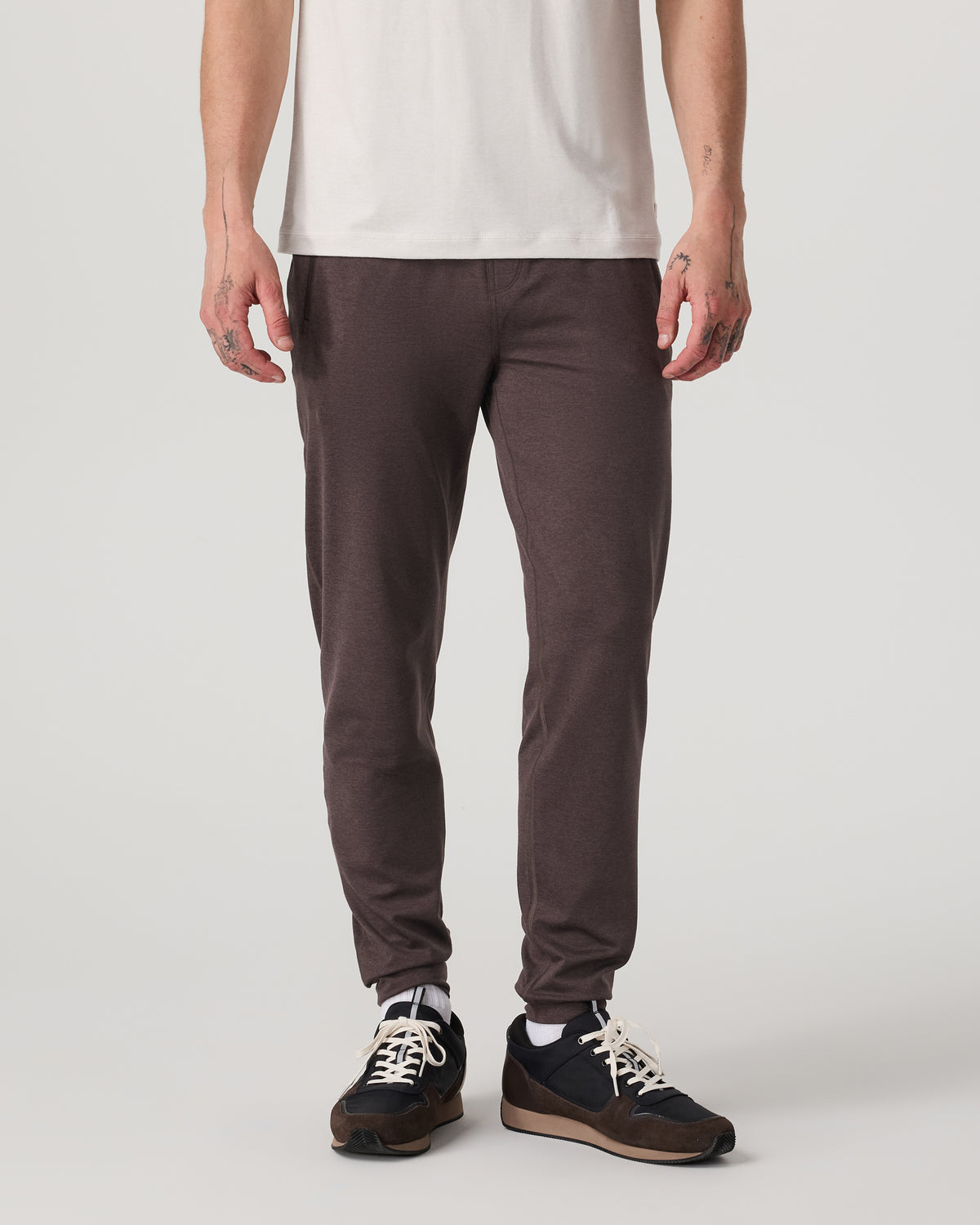 Men's Ponto Performance Jogger 30" Sangria Heather | Vuori sale - US 9447