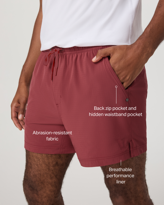 HardKore Short Lined 5" Men's Fire Performance Shorts | Vuori online - US 7637