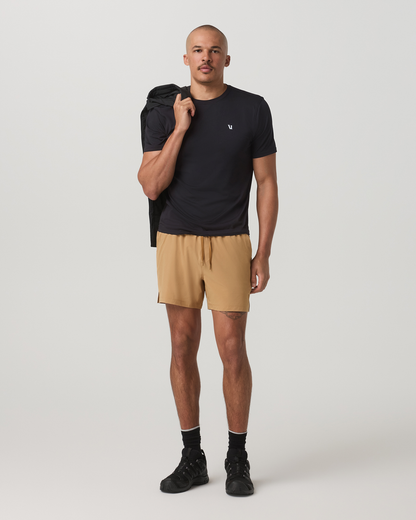 HardKore Short Lined 5" Men's Burlap Performance Shorts | Vuori outlet - US 3379