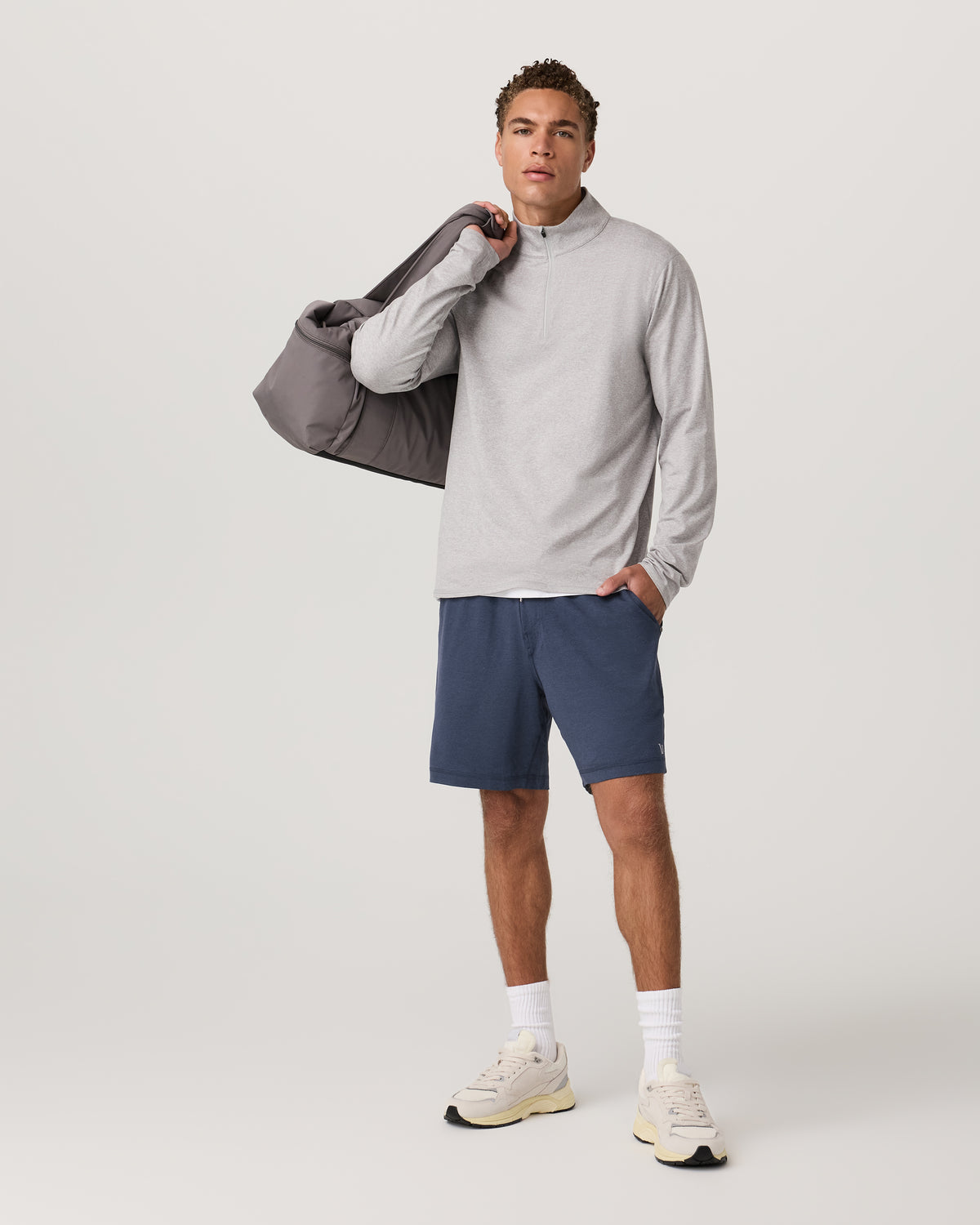 Ponto Performance Short 7" Men's Azure Heather Shorts | Vuori for sale - US 5756