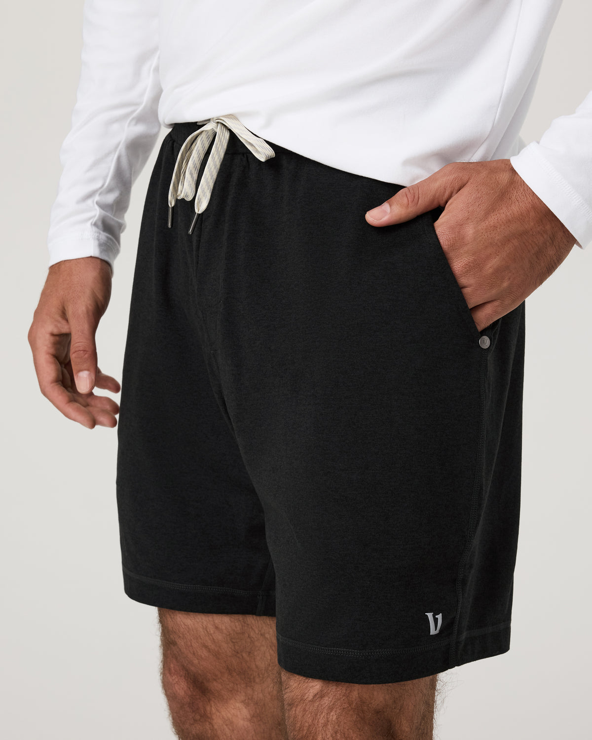 Ponto Performance Short 7" Black Heather | Vuori for sale - US 4829
