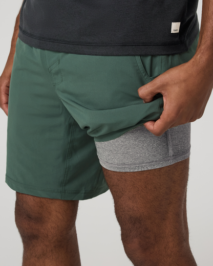 Kore Short Lined 7" Men's Agate Green Athletic Shorts | Vuori sale - US 9092