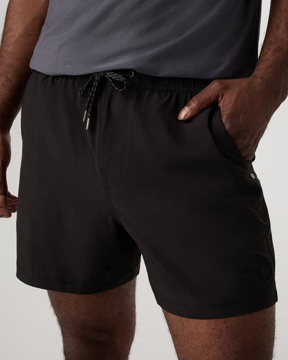 Kore Short Lined 5" Black Tonal Athletic Shorts | Vuori for sale - US 2859