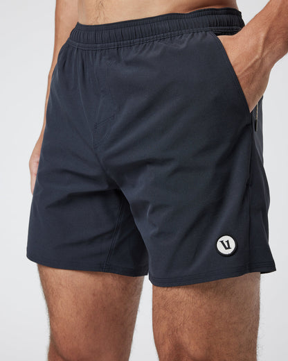 Maverick Volley Short Men's Black Hybrid Shorts | Vuori outlet - US 1648
