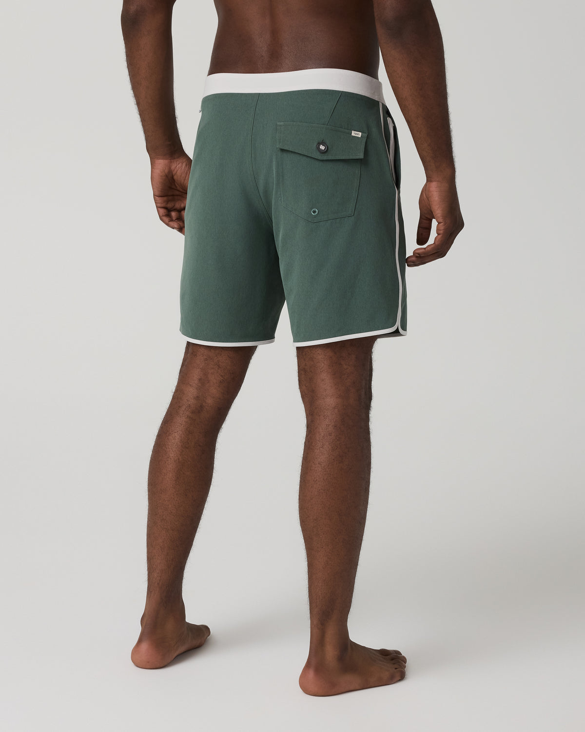 Men's Cruise Boardshort 7" Agate Green Linen Texture | Vuori discount - US 8522