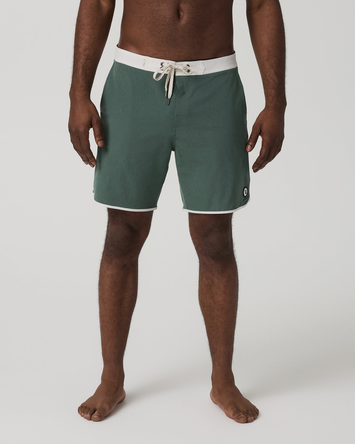 Men's Cruise Boardshort 7" Agate Green Linen Texture | Vuori discount - US 8522