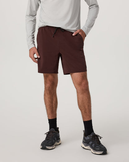 Elevate Kore Short Lined 7" Men's Burgundy Shorts | Vuori online - US 9692