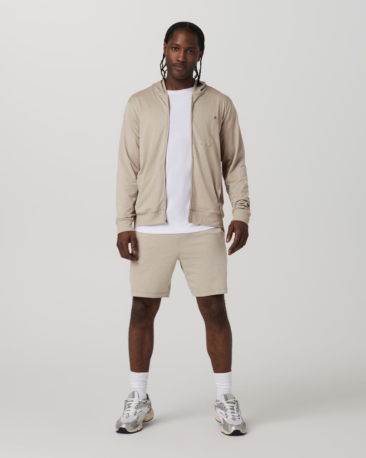 Ponto Performance Short 7" Men's Truffle Heather Shorts | Vuori shop - US 9332