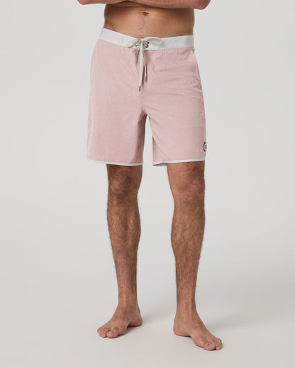 Cruise Boardshort 7" Men's Mauve Linen Texture Shorts | Vuori sale - US 8358