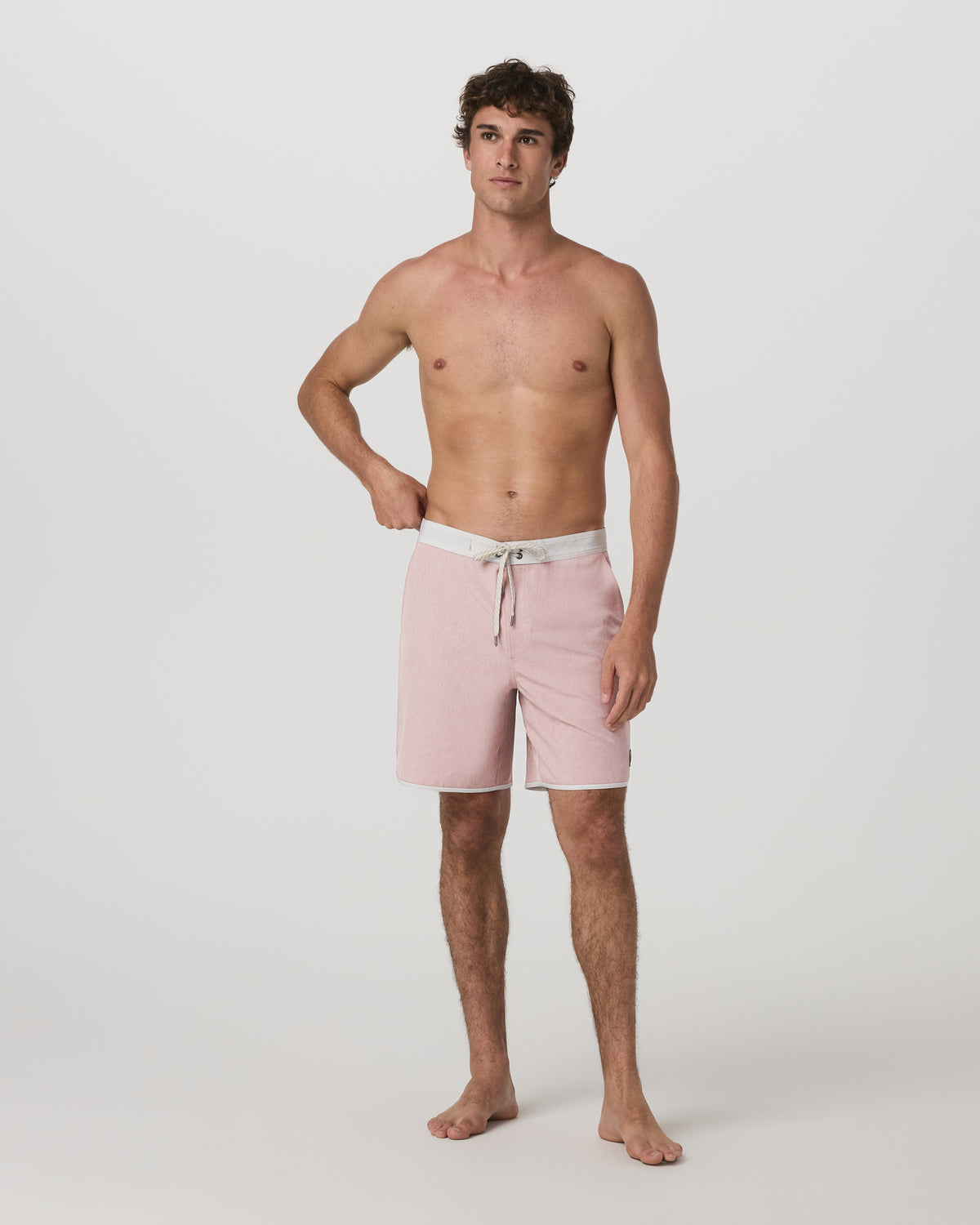 Cruise Boardshort 7" Men's Mauve Linen Texture Shorts | Vuori sale - US 8358