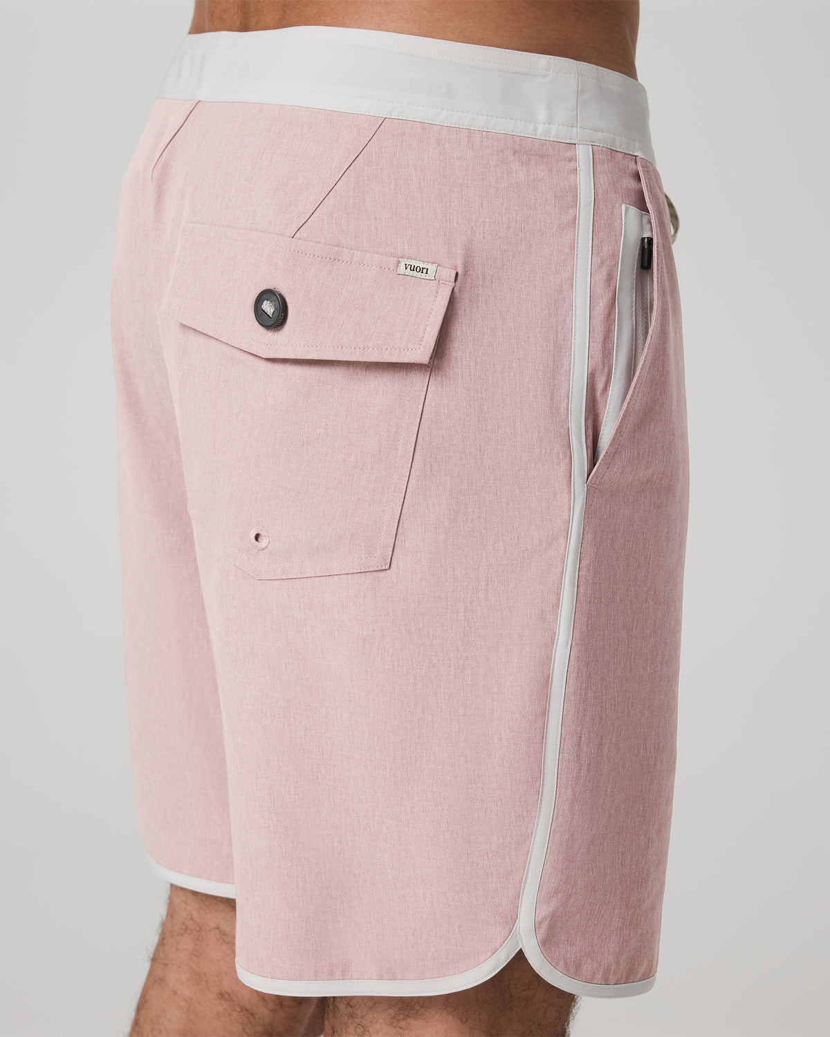Cruise Boardshort 7" Men's Mauve Linen Texture Shorts | Vuori sale - US 8358