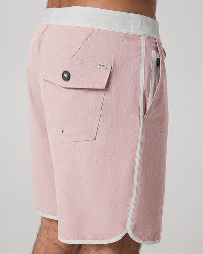 Cruise Boardshort 7" Men's Mauve Linen Texture Shorts | Vuori sale - US 8358