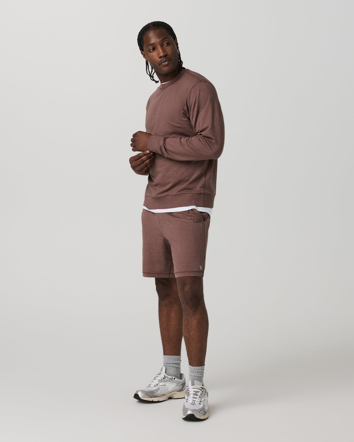 Ponto Performance Short 7" Men's Sable Heather Shorts | Vuori for sale - US 1770