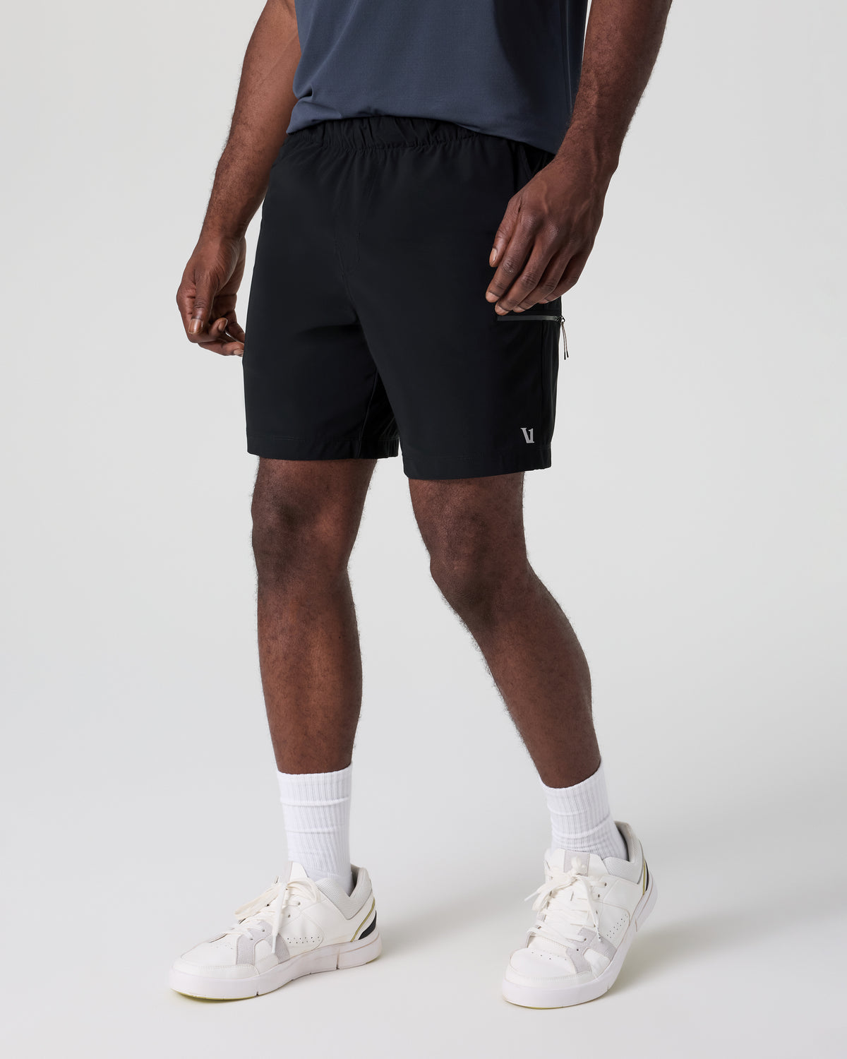 Fleet Sport Short Unlined Classic Fit 7" Black | Vuori online - US 1607