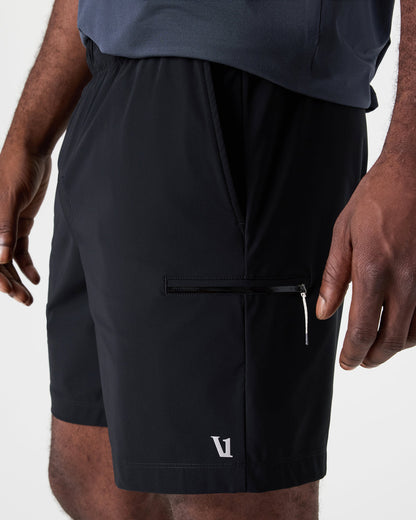 Fleet Sport Short Unlined Classic Fit 7" Black | Vuori online - US 1607