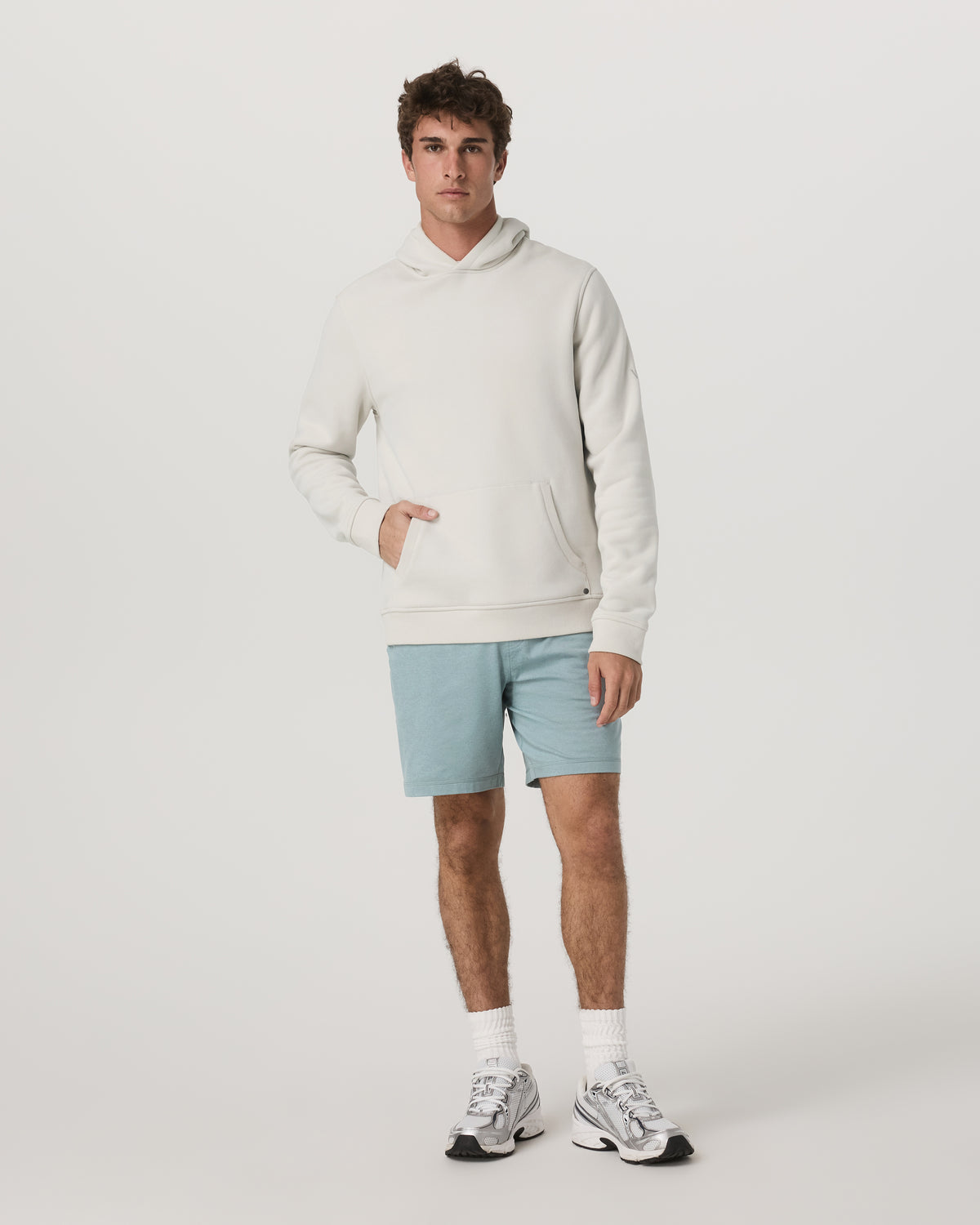 Men's Ponto Performance Short 7" Misty Blue Heather | Vuori for sale - US 6253
