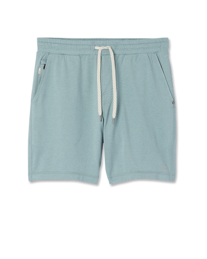 Men's Ponto Performance Short 7" Misty Blue Heather | Vuori for sale - US 6253