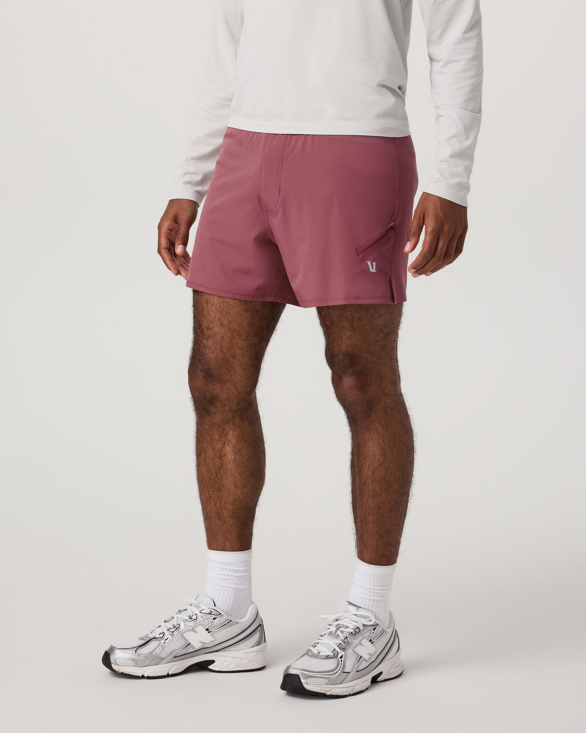 Qualify Short Lined 5" Men's Berry Performance Shorts | Vuori online - US 5066