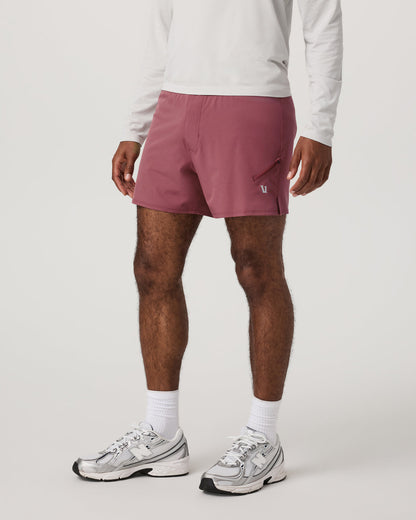 Qualify Short Lined 5" Men's Berry Performance Shorts | Vuori online - US 5066