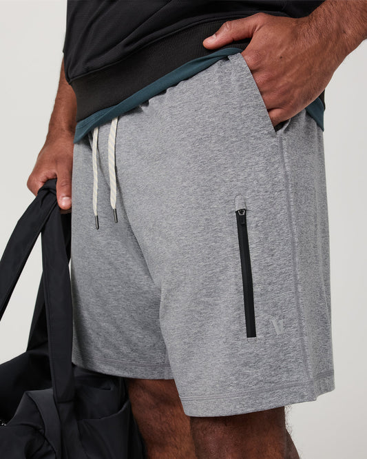 Sunday Performance Short 8.5" Grey Heather | Vuori outlet - US 8426