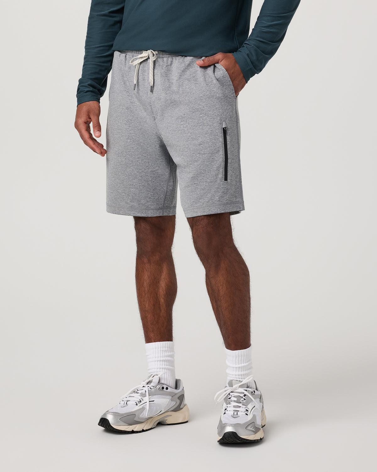 Sunday Performance Short 8.5" Grey Heather | Vuori outlet - US 8426