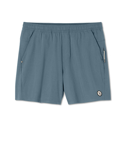 Maverick Volley Short Lined Men's Blue Sea Hybrid Shorts | Vuori shop - US 2031