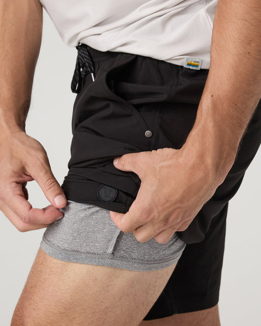 Kore Short Lined 9" Black Tonal Athletic Shorts | Vuori discount - US 1325