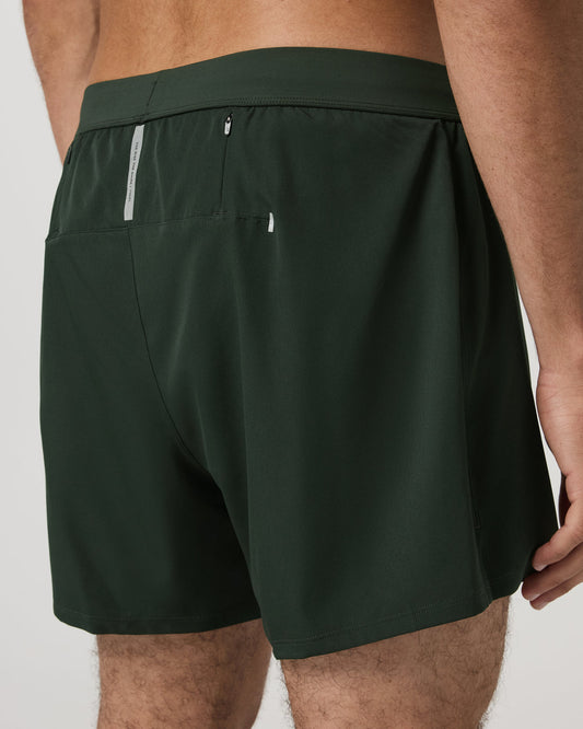 Qualify Short Lined 5" Men's Deep Forest Training Shorts | Vuori sale - US 8383
