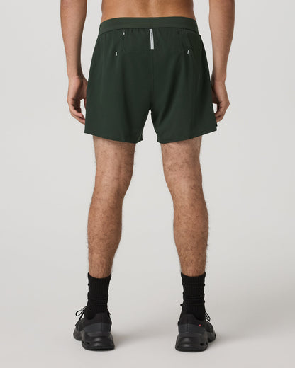 Qualify Short Lined 5" Men's Deep Forest Training Shorts | Vuori sale - US 8383