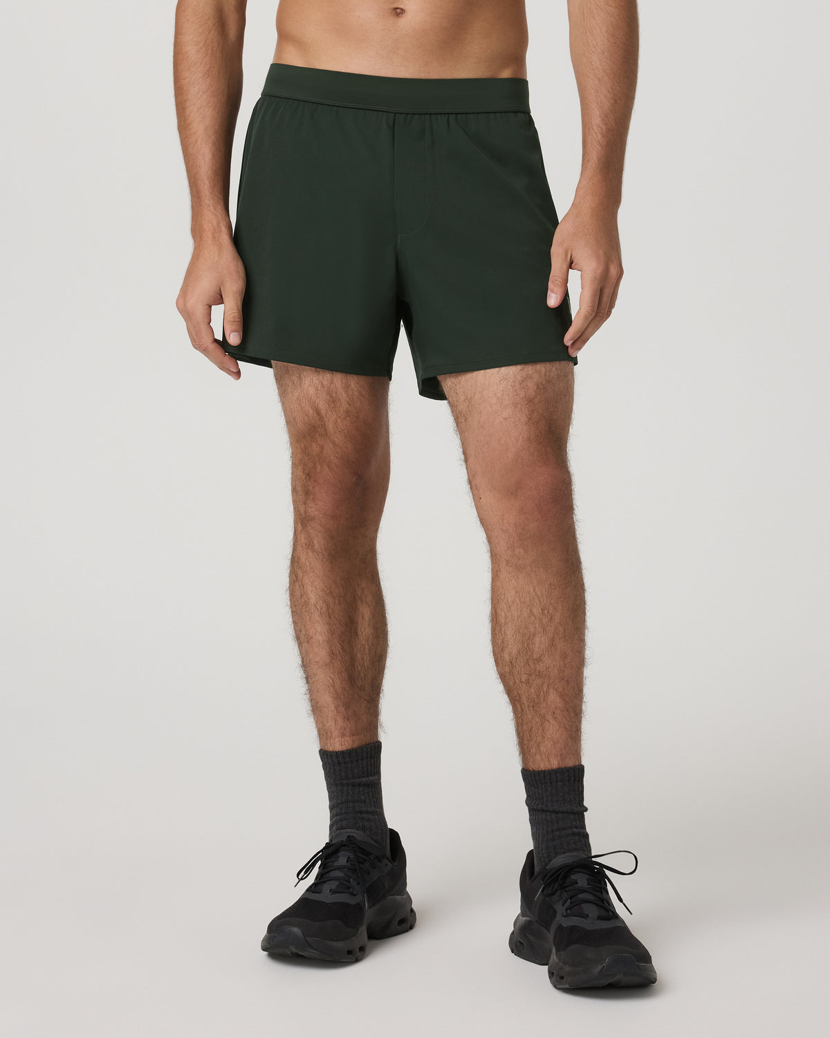 Qualify Short Lined 5" Men's Deep Forest Training Shorts | Vuori sale - US 8383