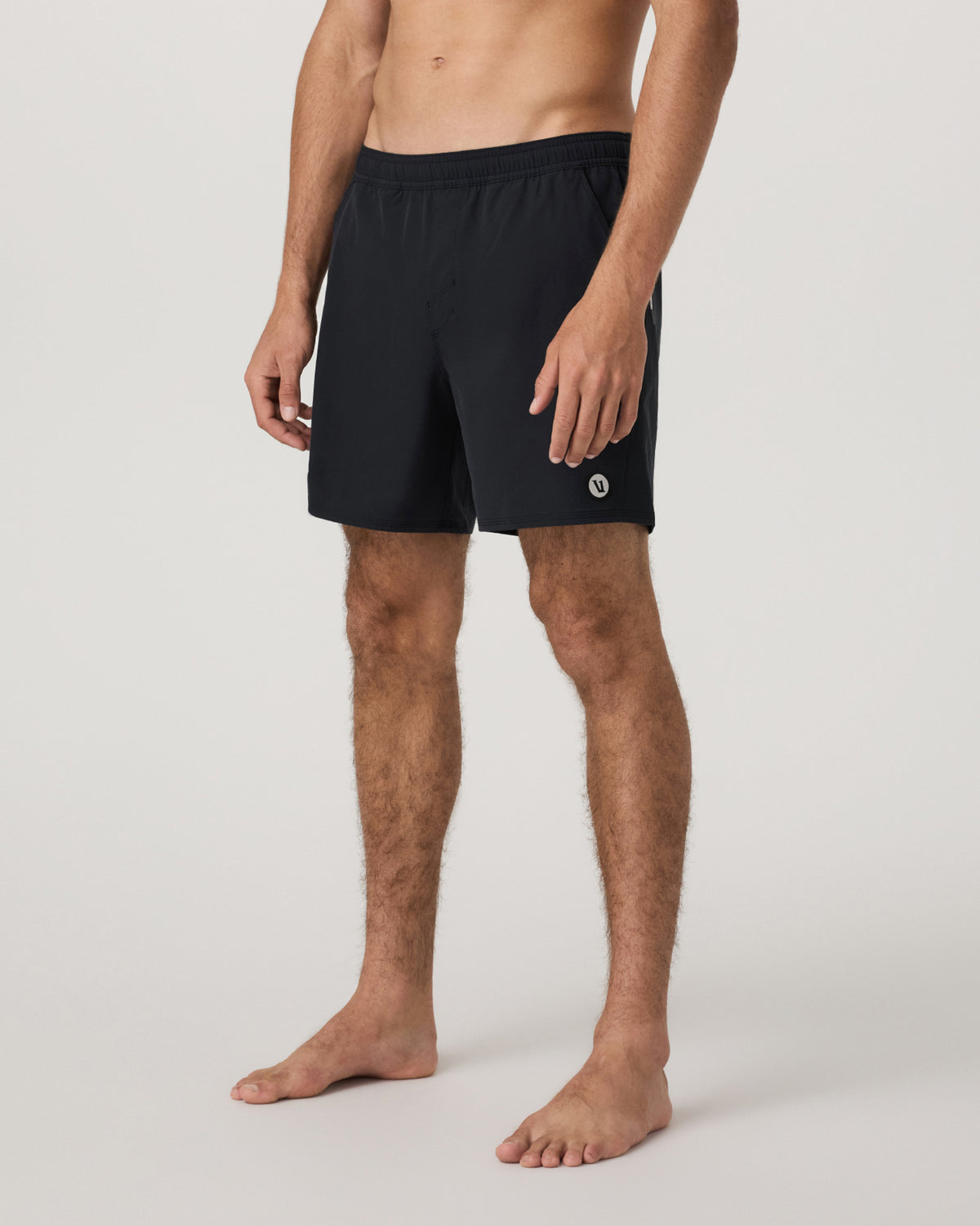Maverick Volley Short Lined Men's Black Swim Shorts | Vuori discount - US 9439
