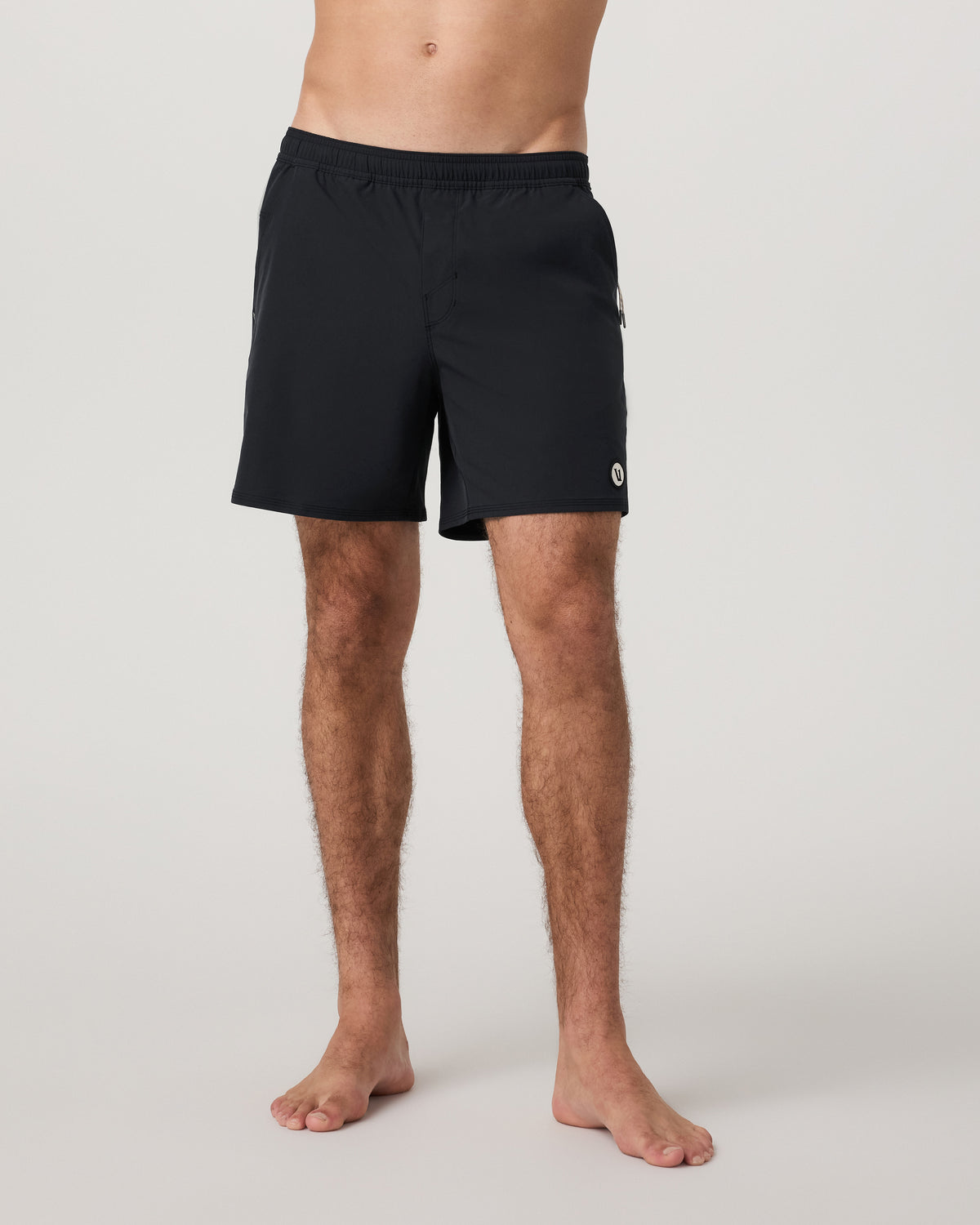 Maverick Volley Short Lined Men's Black Swim Shorts | Vuori discount - US 9439