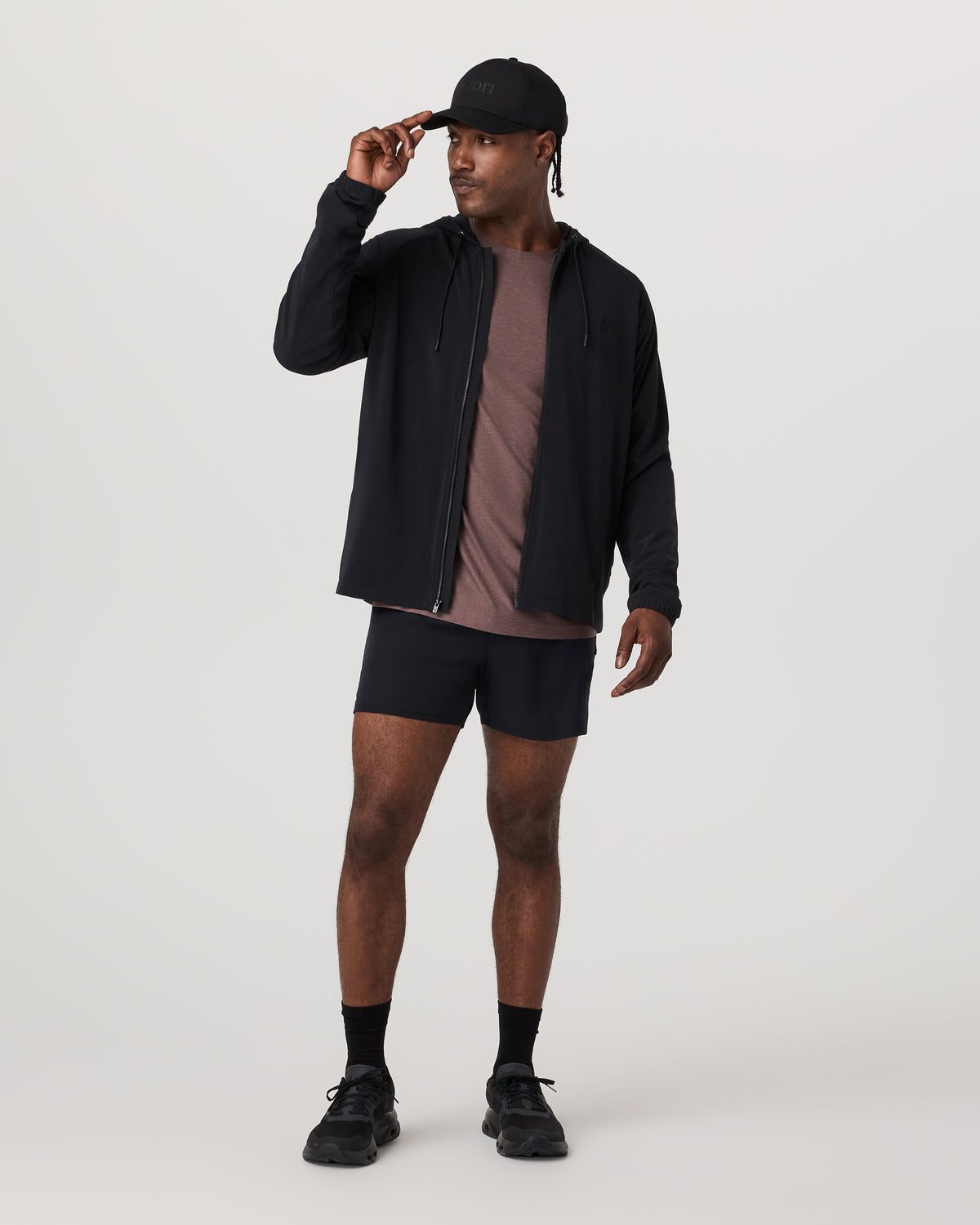 Qualify Short Lined 5" Men's Black Performance Shorts | Vuori shop - US 3638