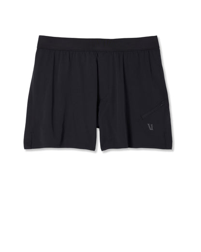 Qualify Short Lined 5" Men's Black Performance Shorts | Vuori shop - US 3638