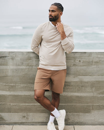 Meta Short 8" Men's Pecan Classic Chino Shorts | Vuori sale - US 3289