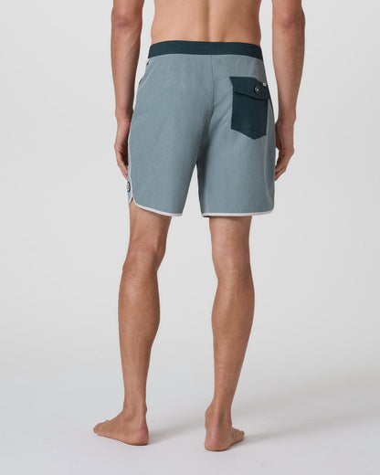 Cruise Boardshort Dusty Blue Linen Texture | Vuori for sale - US 1638