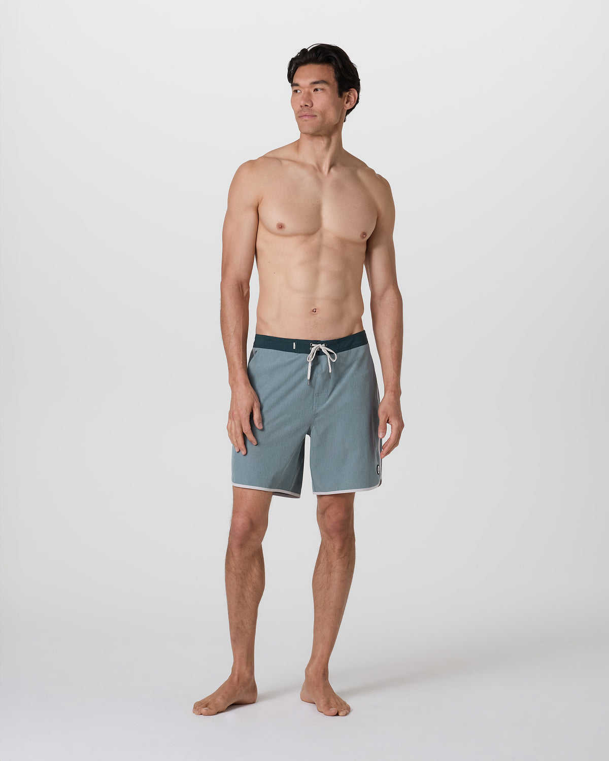 Cruise Boardshort Dusty Blue Linen Texture | Vuori for sale - US 1638