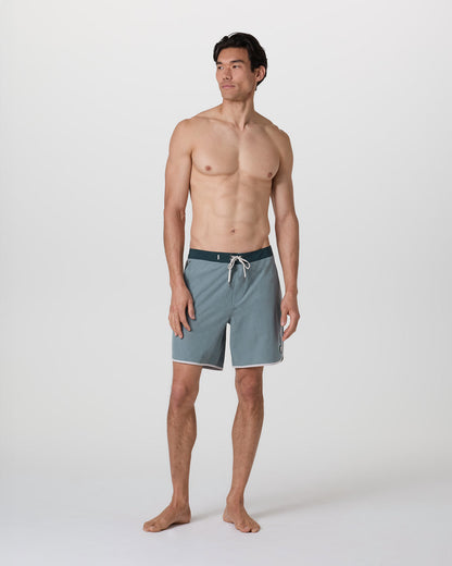 Cruise Boardshort Dusty Blue Linen Texture | Vuori for sale - US 1638
