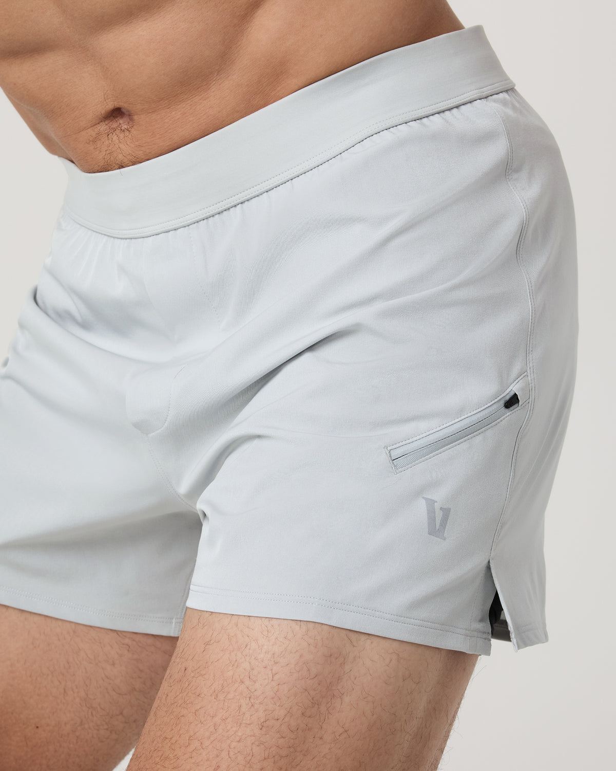 Qualify Short Lined 5" Men's Sky Grey Training Shorts | Vuori shop - US 3213